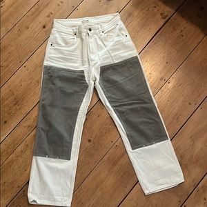 Rudy Jude Utility Jeans size 4 natural and sage
